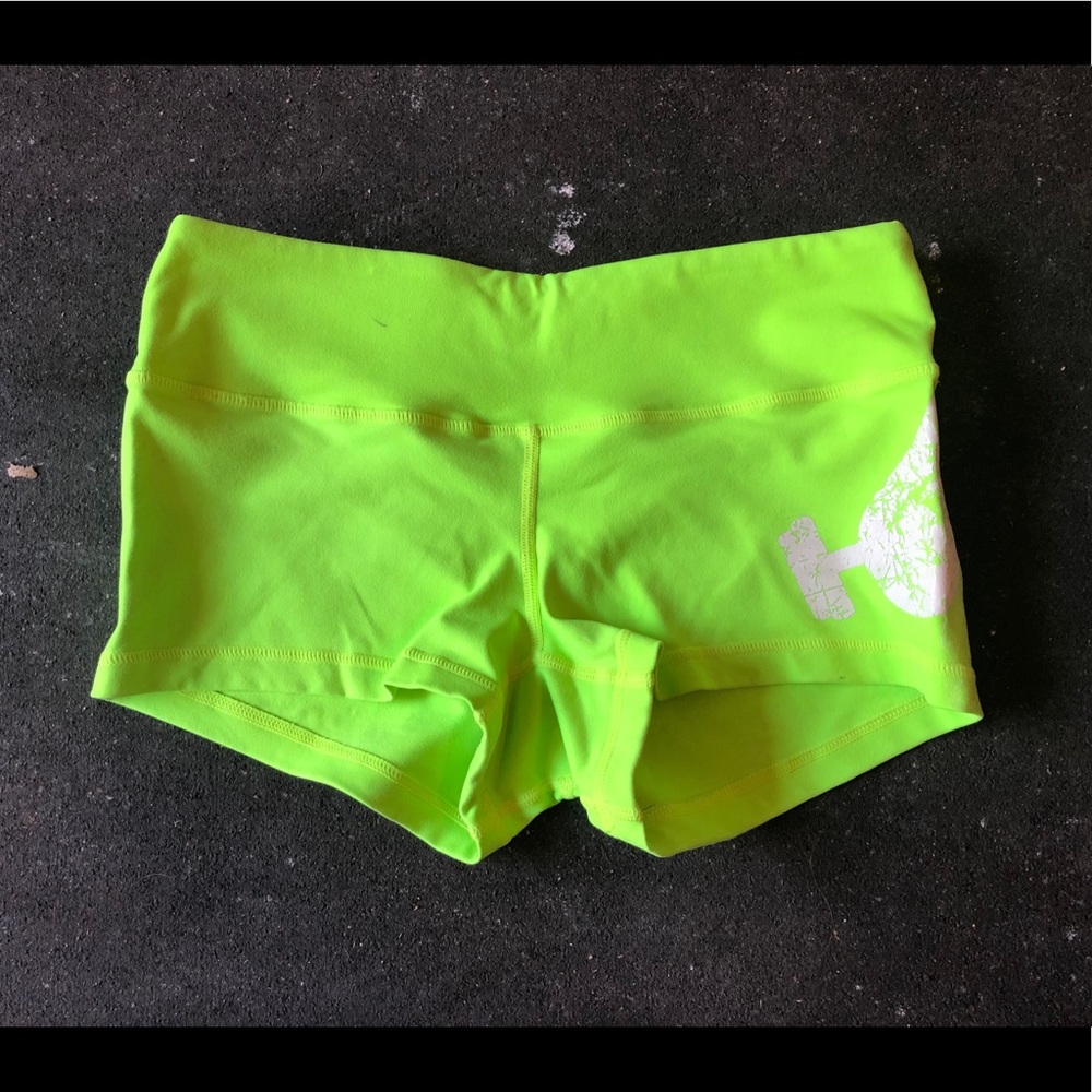Neon Green WodBottom Shorts S